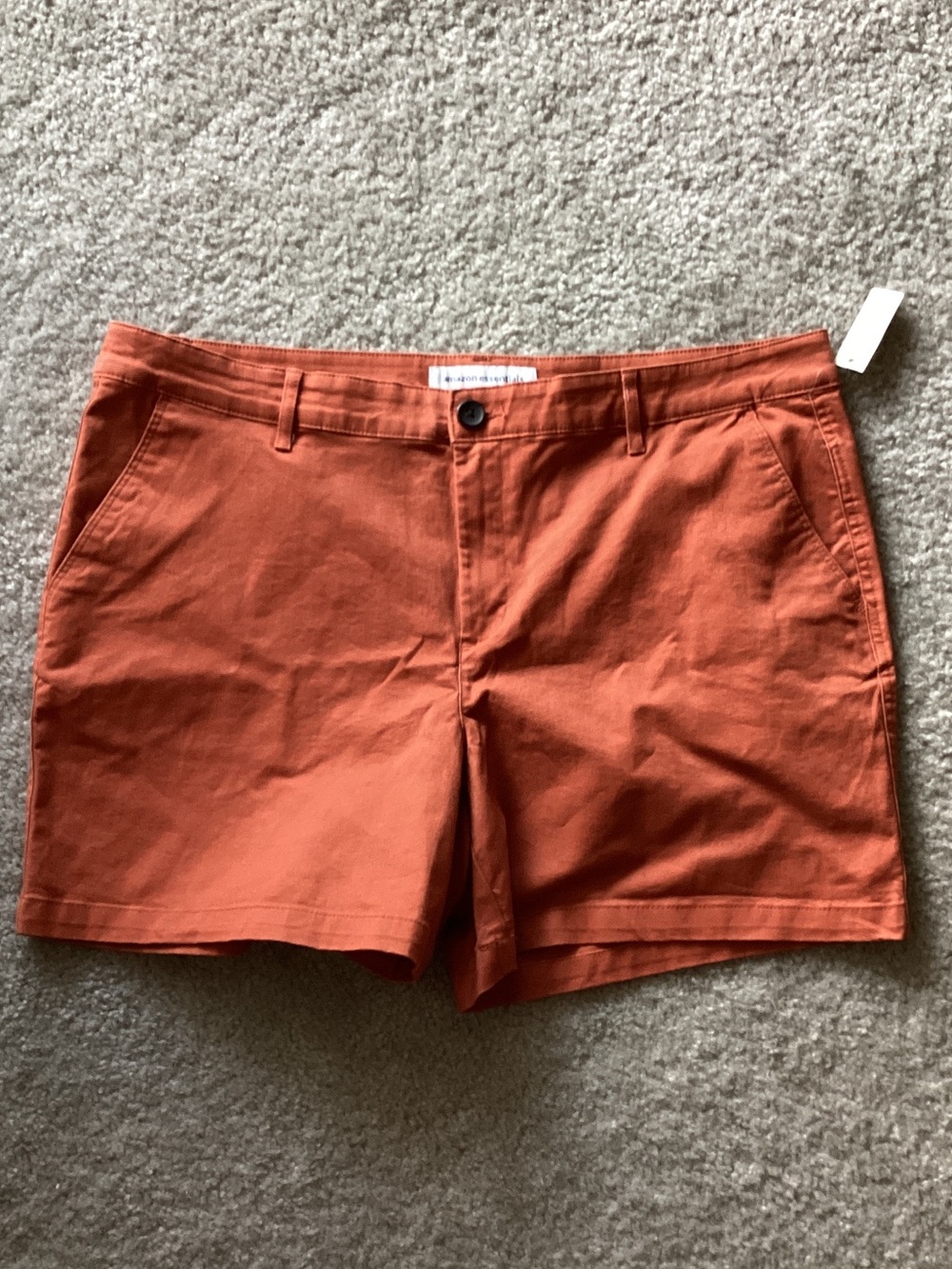 Women's Rust Orange Cotton Shorts - Fall Color for Autumn 🍂